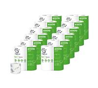 Papernet Bio Tech - Toilet Paper 411170, 4 Rolls per Package, Pure Cellulose, Biodegradable, 2 Ply, 27.5m 28 mLength per Roll, 250 Tears per Roll, Individually Wrapped Rolls