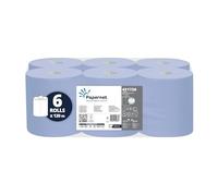 Papernet Hand Towel Centrefeed Blue 2 Ply 421726 6 Rolls of 120 m