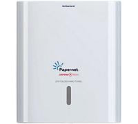 Papernet Defend Tech Antibacterial 416148 Hand Towel Dispenser Plastic Lockable Manual White