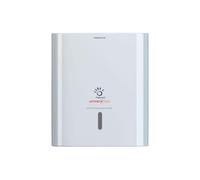 Papernet Defend Tech, Dispenser For Z/W Folded Hand Towels | (416148), in Recycled And Antibacterial Plastic, Maximum Capacity 2.5 Packs/Clips, Dimensions 33.6 X 10.8 X 29Cm, White
