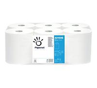 Papernet Defend Tech Paper Hand Towels Centrefeed Rolled White 2 Ply 137 m 401596 450 Sheets Pack of 6