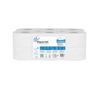 Papernet Mini Jumbo Toilet Tissue 422628 12 Rolls 2ply,6.00cm core