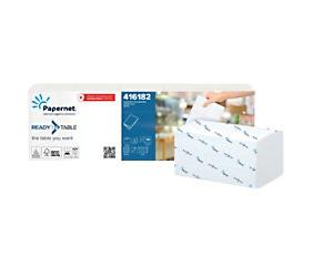 Papernet Ready Table 1/4-Fold Napkins 2 Ply Virgin Pulp White 5.4 x 9.8 x 16.6 cm 550 Pieces