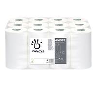 Papernet Standard Paper Hand Towels Autocut Rolled White 1 Ply 117 m 401588 117 m Pack of 12