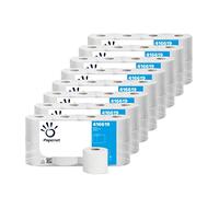 Papernet - Toilet Paper (416619), 8 Packs of 8 Pure Cellulose Paper Rolls (64 in total), 28m Length Each, Reduces the Proliferation of Germs and Bacteria, 2 Plies, 250 Tears of 9.6 x 11cm