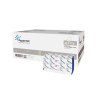 Papernet V-Fold Hand Towel 421773, Recycled Blue, 4,800 Disposable Paper Towels, 1 Ply, Open Dimensions 23x24.5cm