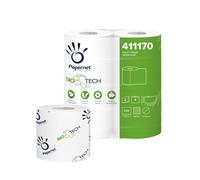 Papernet White 2 Ply Toilet Roll with Biotech Technology 250 Sheet (1 x 48)