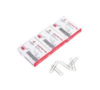 PAPERPAL #1 Nonskid Paper Clips, 2000 Medium Paper Clips (20 Boxes of 100 Each), Bulk Paperclips for Office School & Personal Use, Daily DIY, 1-2/7" Silver Heavy Duty Non-Skid Paper Clip Standard Size