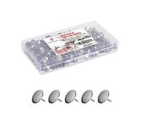 PAPERPAL 500 Standard Thumbtacks for Cork Board, Flat Thumb Tacks for Posters, Bulletin Board Tacks, Metal Pushpins for Office School & Personal Use