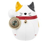 Paperweight cat Lucky Cat Fuu Clover White / Ochre yellow Züny