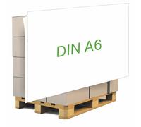 PaperXpert Parcel Sticker/Pallet Sticker DIN A6 x 2000 | Includes 4.5 mm Grip Tab for Easy Removal | Self-Adhesive | For Laser & Inkjet Printers - Made in Germany