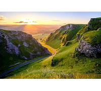 Papery Puzzle Adult 100 Pieces Winnats Pass Peak District Puzzle Challenge Puzzle Games Birthday 45.5x35.5CM