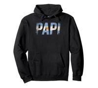 Papi Argentina Flag Vintage Argentina Flag Papi Pullover Hoodie