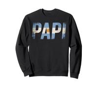 Papi Argentina Flag Vintage Argentina Flag Papi Sweatshirt