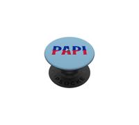 PAPI Haitian Flag Haiti Proud Father's Day Patriotic Pride PopSockets Adhesive PopGrip