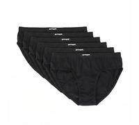 papi mens 6-pack Cotton Low Rise Briefs - Soft Stretch Fabric With Supportive Fit, Black, XL