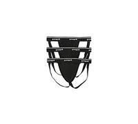 Papi Men's 705910 Jock Strap, Black, S (Pack of 3)