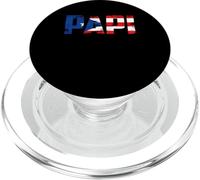 Papi Puerto Rico Flag Pride Fathers Day Puerto Rican Men PopSockets PopGrip for MagSafe