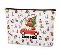 Papiailove Gnomes Gifts Makeup Bags for Women, Funny gnome gifts Magic Stars Gnome Cosmetic Bag Christmas GIfts for Women Mom Sister Girls Friend Coworker Her, Gnomes Gifts