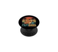 Papibara Father's Day Best Dad Capybara PopSockets Adhesive PopGrip