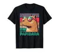 Papibara Father's Day Best Dad Capybara T-Shirt