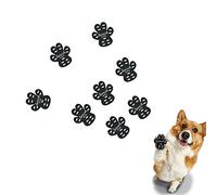 PAPIEEED 8 Pieces Dog Foot Pad Adhesive, Outing Puppy Paw Protector Pad, Walking Dog-shoe Avoid Wounded Scald for Outdoor Activity