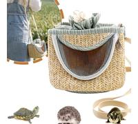 PAPIEEED Small Animal Carrier Bag for Guinea Pig Hamster Mouse, Sugar Glider Carrier Sling Handbag Mouse Tote Bag Pouch for Going Out