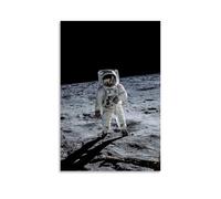 Papient Apollo 11 Moon Landing Space Poster Office Room Decor Cosmic Starry Sky Wall Art Posters for Wall Decoration 12x18inch(30x45cm)