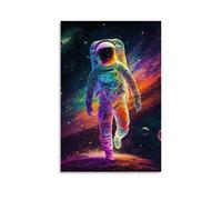 Papient Astronaut in Space Space Poster Office Room Decor Cosmic Starry Sky Wall Art Posters for Wall Decoration 12x18inch(30x45cm)