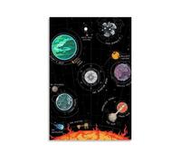 Papient Outer Wilds Eye Universe Space Poster Office Room Decor Cosmic Starry Sky Wall Art Posters for Wall Decoration 12x18inch(30x45cm)
