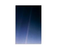 Papient Pale Blue Dot Voyager 1 Space Poster Office Room Decor Cosmic Starry Sky Wall Art Posters for Wall Decoration 16x24inch(40x60cm)