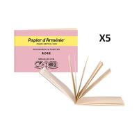 Papier Arménie Rose Incense Paper Sachets 5 Ctns