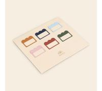 Papier Cloud Notebook Metal Index Tabs - Set of 6 | Mini Brightly Coloured Clips | Mark Your Reading Page or Hold Pages Together | Doesn't Damage Pages | Great for a Book, Journal, Diary, Filofax