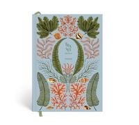 Papier Coral Reef Travel Journal - Hardback | Space for 6 Journeys, Packing Guide & List, Itinerary Planner, Colour-In World Map