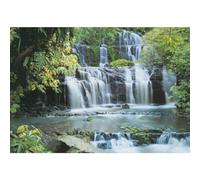 368x254cm Giant wall mural photo wallpaper Falls in the forest room decor art