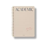 Papier In The Grid Hardback Spiral Bound B5 Academic Diary 2026-27 | Week & Month Organiser | 100 gsm Paper | School/Uni Week View, Monthly Goals To-Dos & Priorities | Student or Teacher Gift