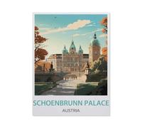 Papier Jigsaw Puzzle 1000 Stück，Schönbrunn Palast Österreich，Erwachsene Kinder Spielzeug Dekompressionsspiel（50x70cm）-BD25