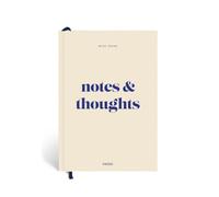 Papier Joy Notebook - Beige Hardback Journal | Lined Pages | Good for Notes, Thoughts & Writing | Study & Office Organiser, Project List, Commonplace Book & Bookmark | Beautiful Gift