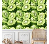 Papier peint adhesif 3D 44 X300Lcm Kiwi Aux Fruits Papier peint autocollant Décor panoramique en Relief, idéal Pour Donner du Volume à un mur uni sans percer Z263925