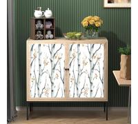 Papier peint adhesif 44 X1000Lcm Bel Et Noble Arbre à Fleurs Blanches Papier peint panoramique Nature Parfait Pour créer un Coin Lecture Cosy ou une ambiance relaxante Dans un Bureau Z263590