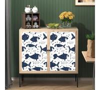 Papier peint adhesif 44 X1000Lcm Poisson D'art De Dessin Animé Papier peint panoramique Nature Parfait Pour créer un Coin Lecture Cosy ou une ambiance relaxante Dans un Bureau Z263619