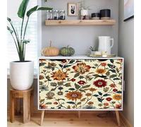 Papier peint adhesif 44 X500Lcm Motifs Géométriques Colorés Papier peint adhesif meuble Décoration murale Pratique Pour Cuisine ou Salle à Manger, résistante et facile à Installer Z264045