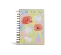 Papier Surreal Spiral Notebook - Floral Design | Lined Pages | Undated & Blank | Diary, Planner, Organiser Or Daily Journal | Write Reflections, Thoughts & Goals Every Day, Week or Month