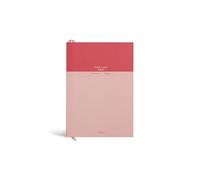 Papier Undated Daily Planner - Pink | Flexi-Cover A5 Notebook Diary, Write Personal & Work To-Do Lists & Organise Priorities | Includes Day Per Page Checklist, Monthly Views & Gridded Notes Pages