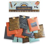 Papierdrachen Advent Calendar for the Husband - 24 Paper Bags in 4 Different Designs and 24 Stickers - Extraordinary Gift Idea - for Your Beloved - Favorite Man - Set 1