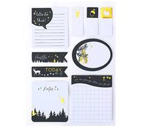 Papierdrachen Bullet Journal Sticky Notes - Winter Forest - 9 Different Pads (3x5 inches) - Set 3