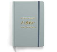 Papierdrachen Premium Bullet Journal Starter Set - (Blue) - A5 dotted notebook | 192 pages thick 120g/m² dotted paper | with dotted grid, triangle pocket, instructions and more.