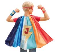 Papierdrachen Superhero Set Blitz Ocean Boy - Includes Mask and Cuffs - Role Play - Imaginative Fancy Dress - Carnival Fancy Dress Costume