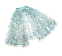 Papierdrachen Tulle Cape - Mint - with Sea Creatures - Glittering - Fancy Dress - Cape - Children's Costume - Princess - Carnival - Carnival - Fancy Dress - One Size - Set 04
