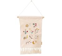 Papierdrachen Wall Decoration for Boys and Girls - Fabric Decoration for Children's Room - Boho Tapestry - Wall Hanging with Numbers - Set 2